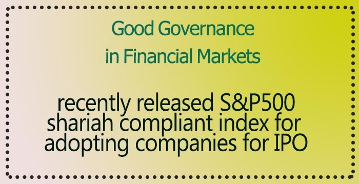 Recently Released S&amp;P500 Shariah-Compliant Index for IPO